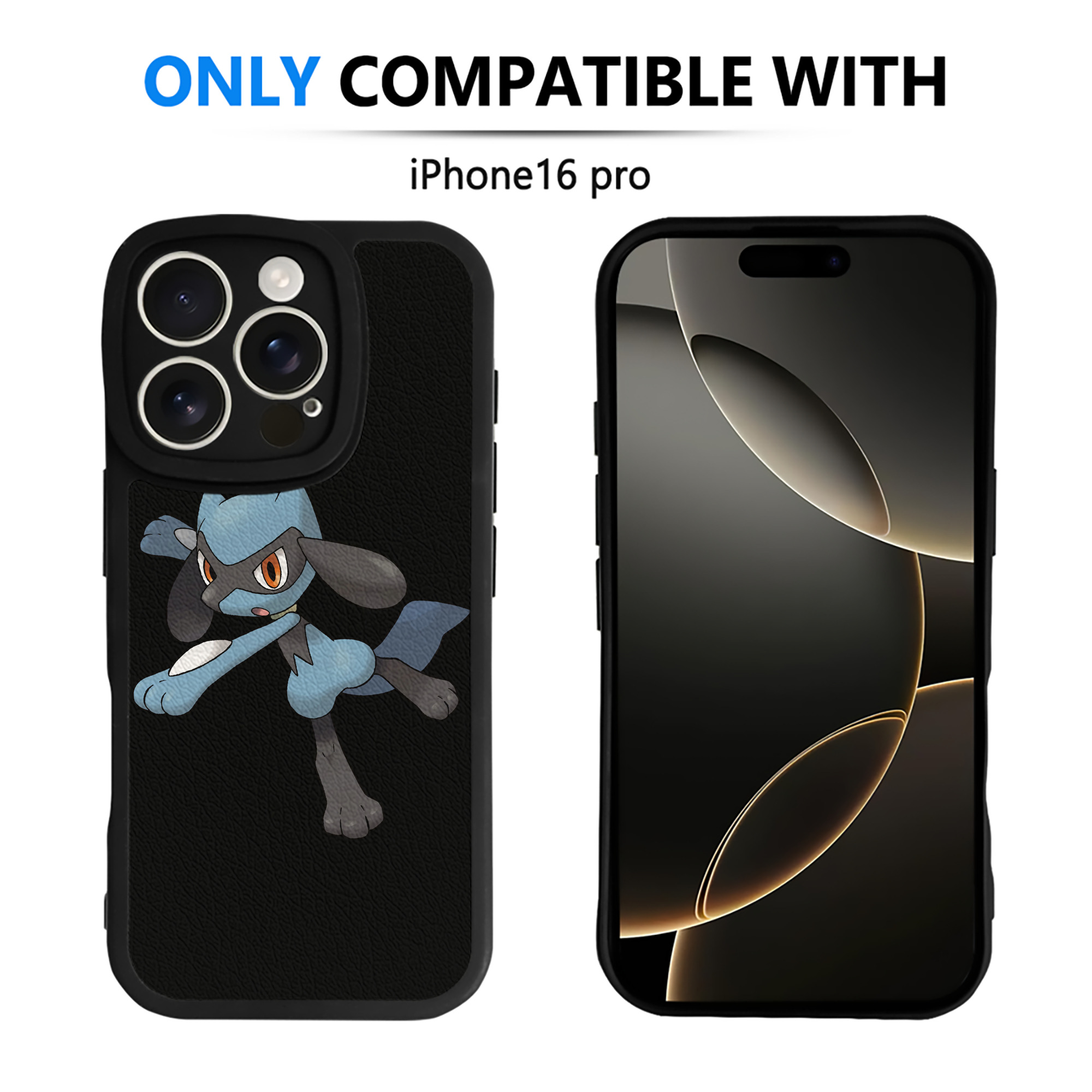 （画像用） ポケットモンスター Pokémon 【iPhone 16シリーズ対応】シリコンスマホケース（レザー調） 材質：シリコン